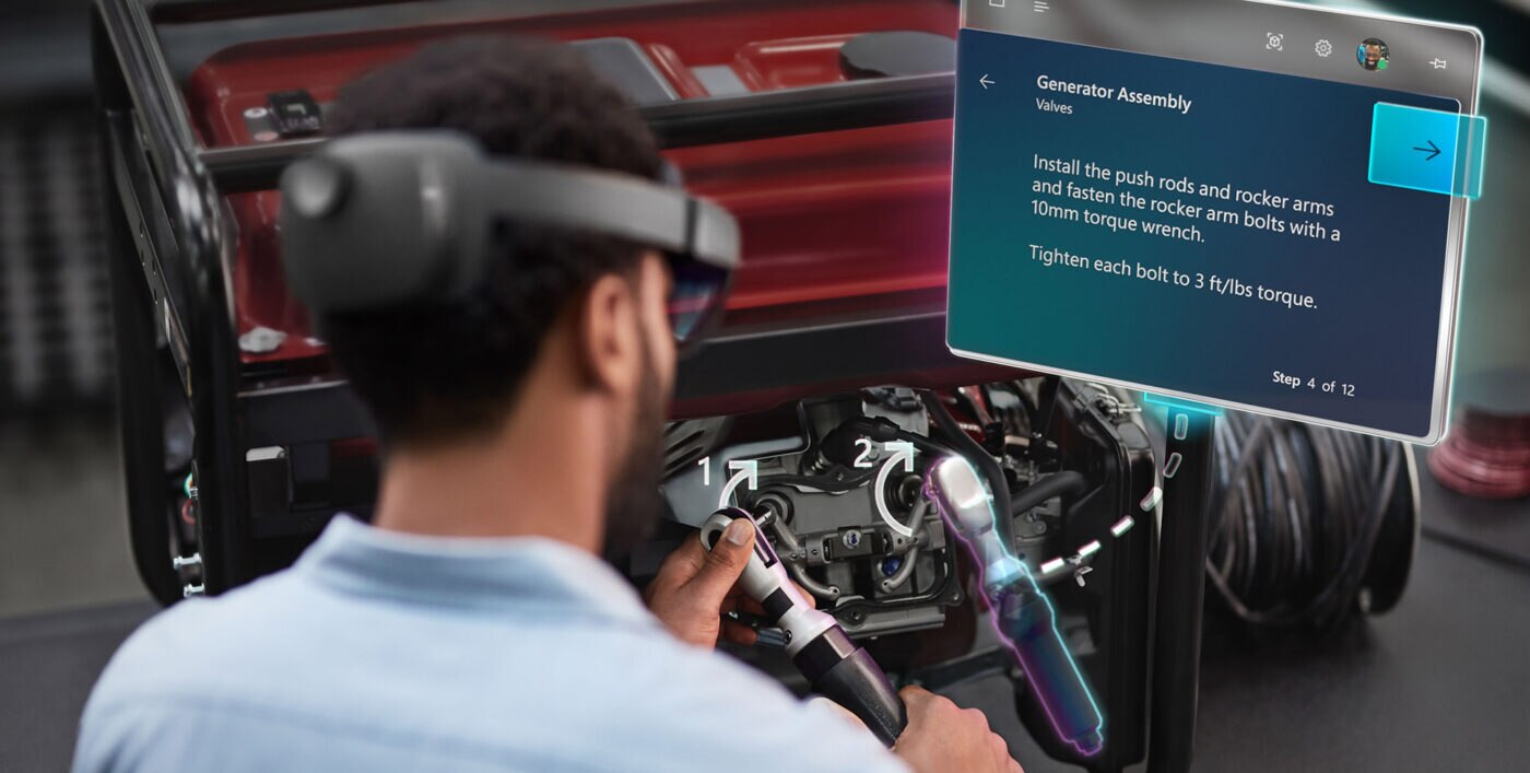 Rollmech AR-VR uzaktan iş birliği platformu görseli